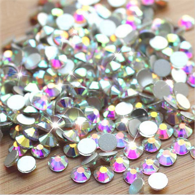1440PCS Wholesale China Glass Flat Back Non Hotfix Rhinestones