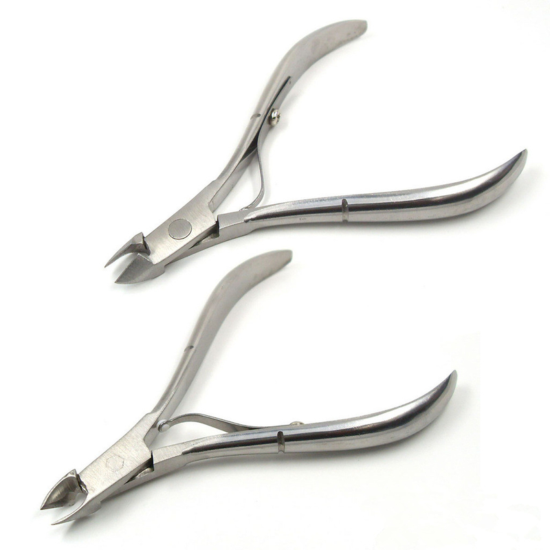Stainless Steel Silver Cuticle Scissor Nail Art Nipper