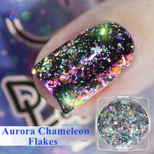  Galaxy Firework Effect Sparkly Auroral Chameleon Flakes