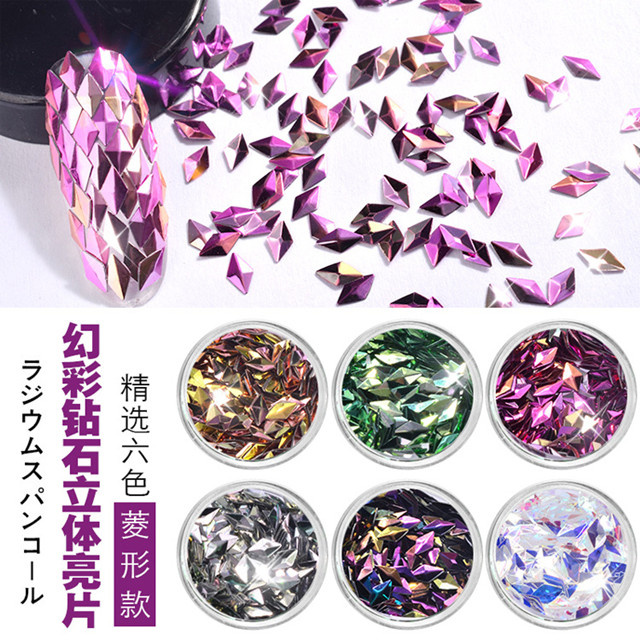 3D Diamante Nail Sequins 