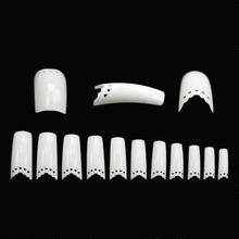 500pcs/bag Lace White False Nail Tips