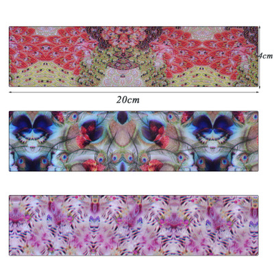 Holographic Animal Starry Nails Transfer Foils Sticker