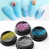 Colorful Strips Thread Wire Nail Art Glitter Line Tape DIY Decoration Tools