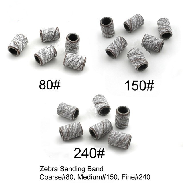 Nail Art Zebra Sanding Bands
