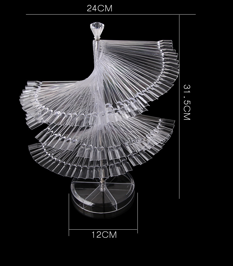 120 Tips Rotating Nail Color Display