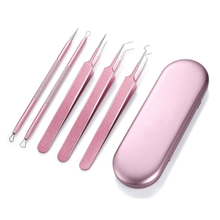 5Pcs Professional Blackhead Acne Pimple Extractor Kit 