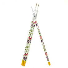 3pcs Nail Art Pen Brush Drawing Liner Set