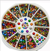 2mm/3mm Round Colorful Nail Art Rhinestone Decoration