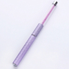 2# Purple Rhinestone Handle Acrylic Nail Brush