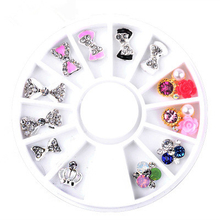 Bowknot Nail Products Nail Metal Jewelry Nail Art Decoration