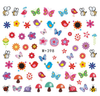 M+394-401 Flower Butterfly Water Nail Sticker 