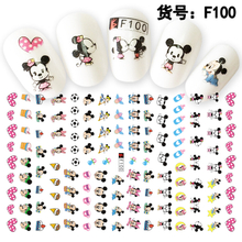 F100 DIY Design 3D Self Adhesive Mickey Nail Art Sticker