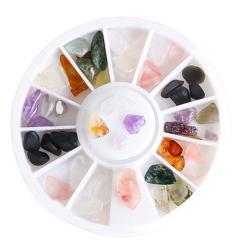 Natural Irregular Stone Nail Decoration