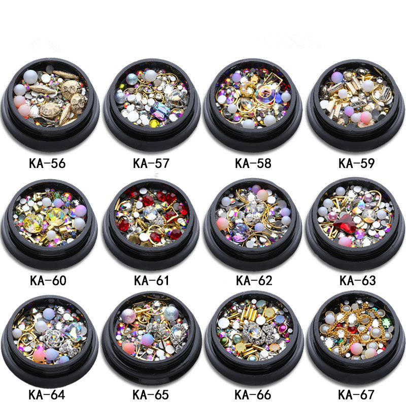 Nail Mixed Rhinestone 3D Bling Bling Decoration 