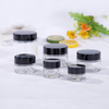 Frosted Glass Cosmetic Cream Powder Bottle