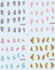 Flower Design Water Nail Sticker