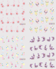Flower Design Water Nail Sticker