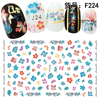 F224 DIY Design 3D Self Adhesive Flower Nail Art Sticker