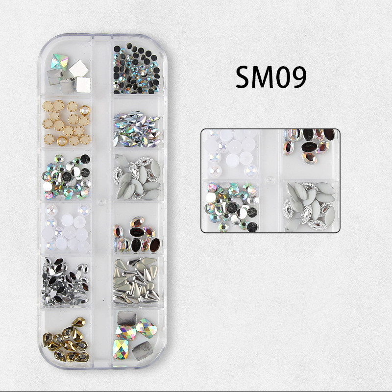 Mixed 3D Nail Art Decoration