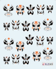 Flower Nail Water Sticker(small)