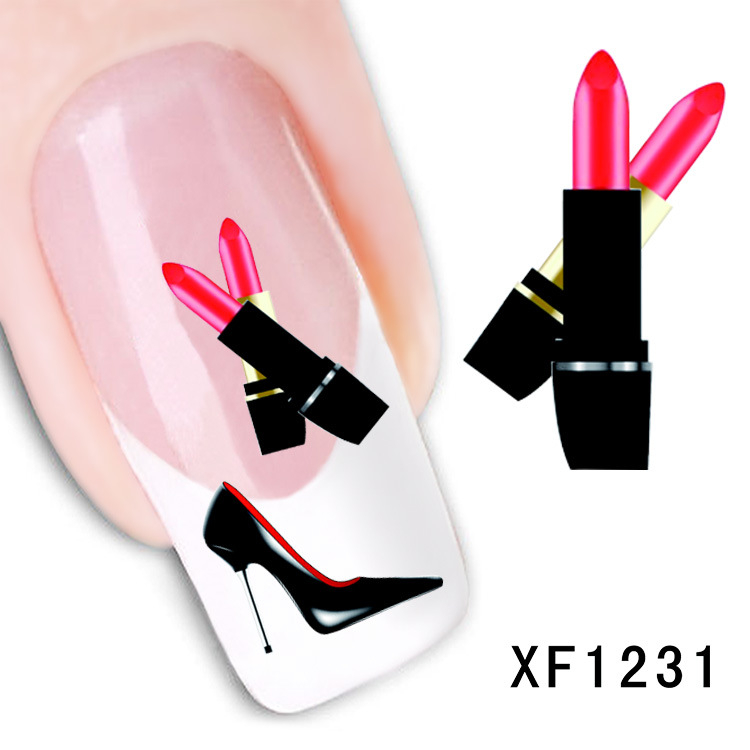 XF1231-1240 Water Nail Sticker
