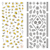 LY037-038 Thin 3D Cute Eggs Nail Sticker
