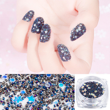 Japanese Glass Bead with Sequin Nail Decoration