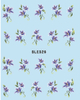 Flower Water Nail Sticker