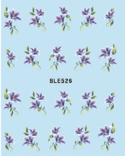 Flower Water Nail Sticker