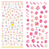 LY009-010 Thin 3D Hellokitty And Flower Nail Sticker