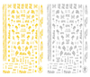 CB-048 3D Hawaii Style Nail Art Sticker
