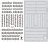 CB-043 3D Flower Lace Nail Art Sticker