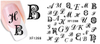 XF1283-1288 Water Nail Sticker