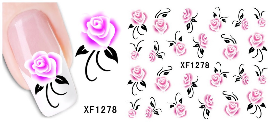 XF1277-1282 Water Nail Sticker