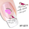 XF1277-1282 Water Nail Sticker