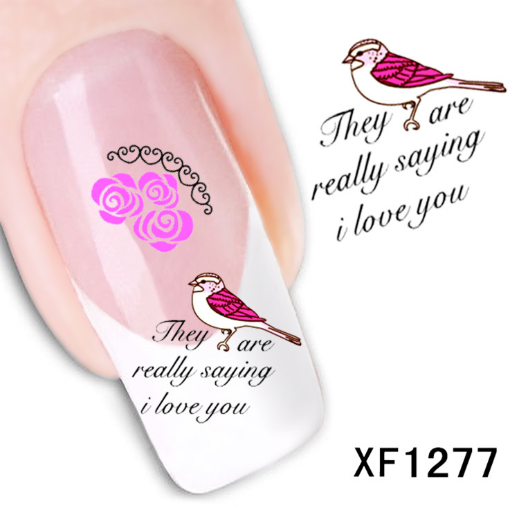 XF1277-1282 Water Nail Sticker