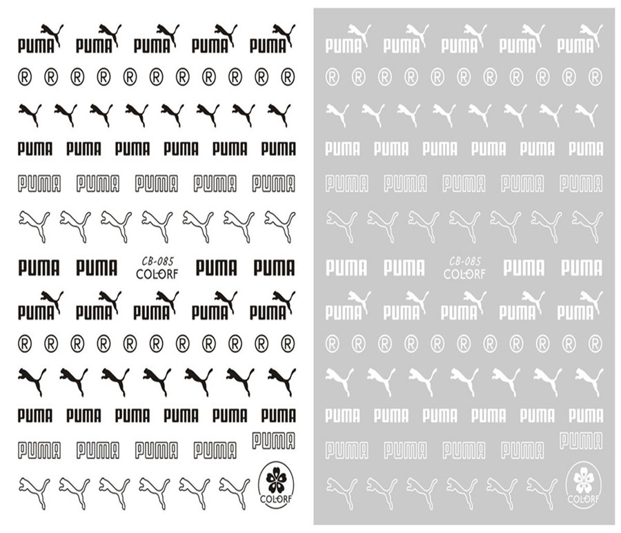 CB-085 3D Puma Brand Nail Art Sticker