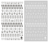 CB-086 3D Popular Nail Art Sticker