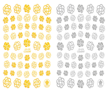 CB-076 3D Flower Nail Art Sticker