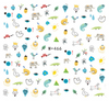 M+463-471 Cute Cartoon Water Nail Sticker 