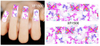 XF1498-1503 Leopard Print Water Nail Sticker