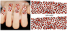 XF1504-1509 Leopard Print Water Nail Sticker