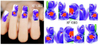 XF1378-1383 Butterfly Flower Water Nail Sticker