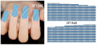 XF1540-1545 Lattice Water Nail Sticker