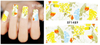 XF1486-1491 Peacock Andleopard Water Nail Sticker
