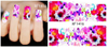 XF1414-1419 Flower Water Nail Sticker