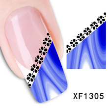 XF1301-1306 Lace Water Nail Sticker