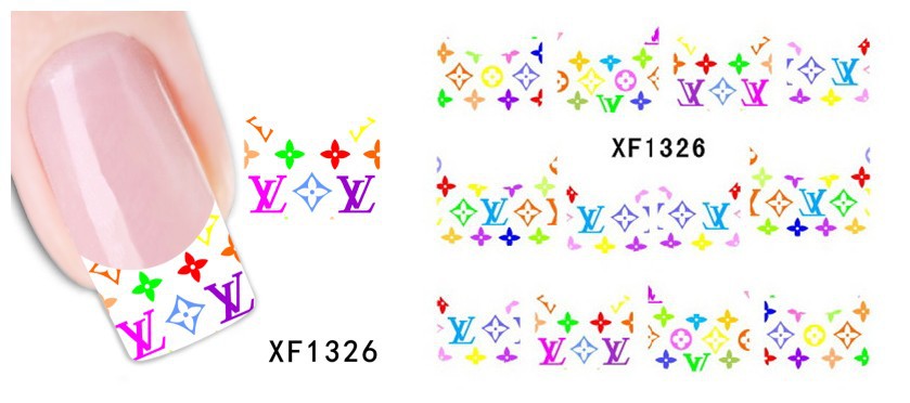XF1325-1330 Water Nail Sticker