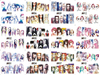 A901-912 Women Water Nail Sticker