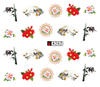 A259-264 Flower Water Nail Sticker